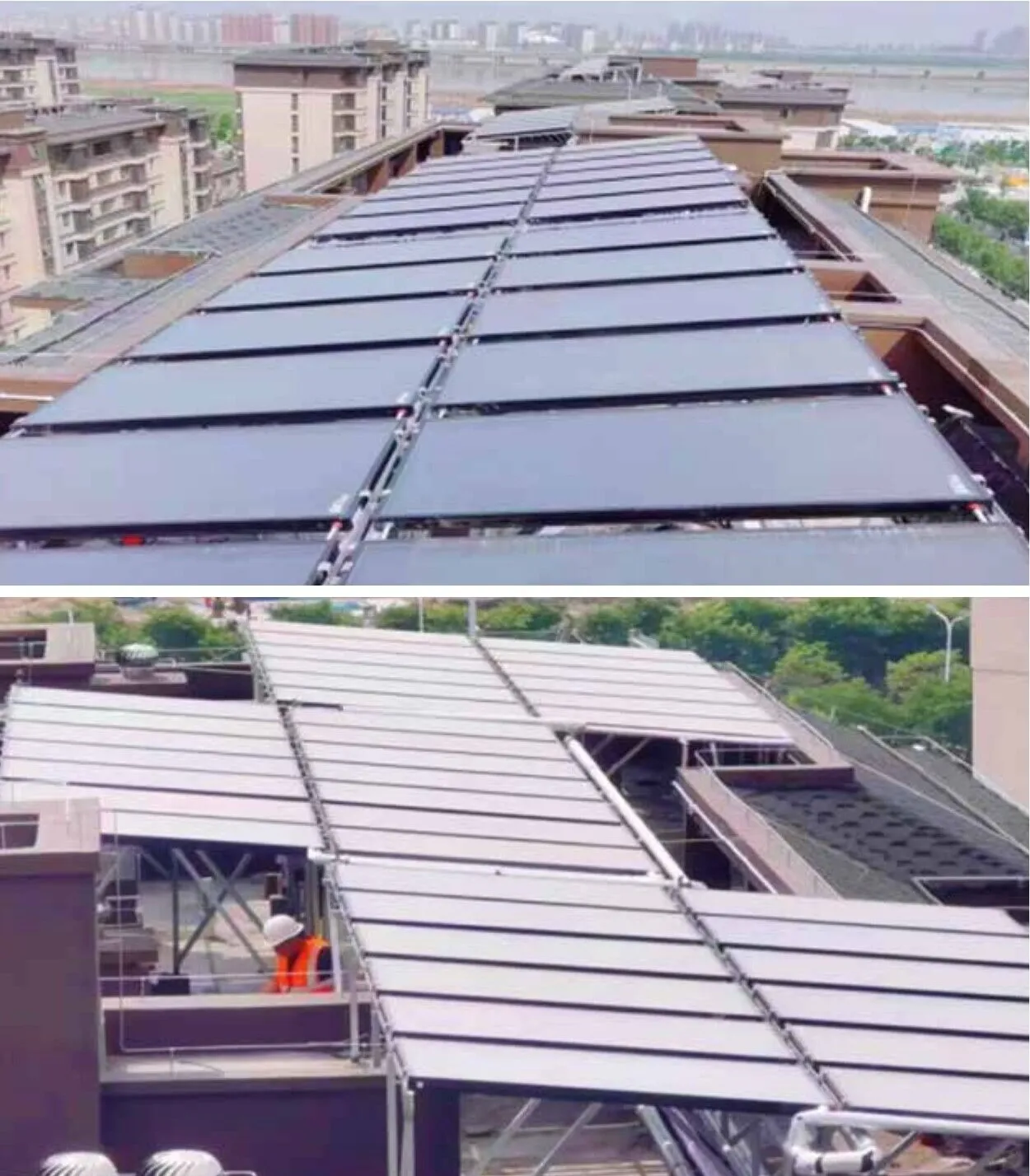 天津新城金樾府太阳能热水项目